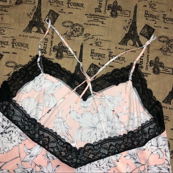 Cacique NWOT! Floral Print Top Babydoll Size 18/20 - Picture 8 of 13